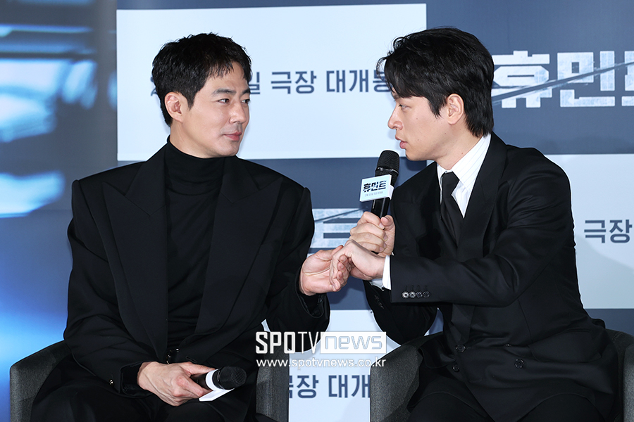 '휴민트' 조인성 "박정민, 내 뒤를 이을 비주얼 배우…센터 물려줄 것"