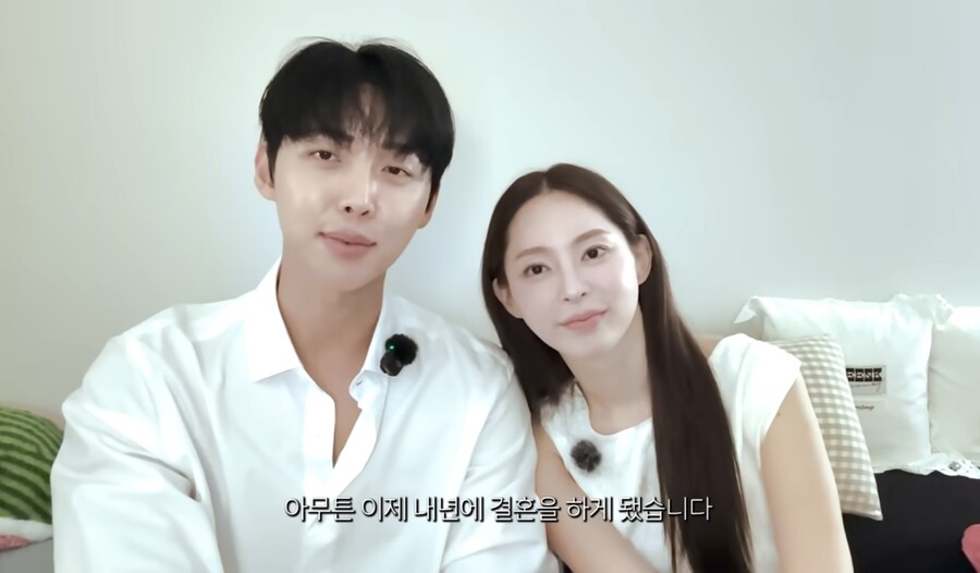 ▲ 박정진(왼쪽), 송세라. 출처| 세라에게 정진 유튜브 캡처