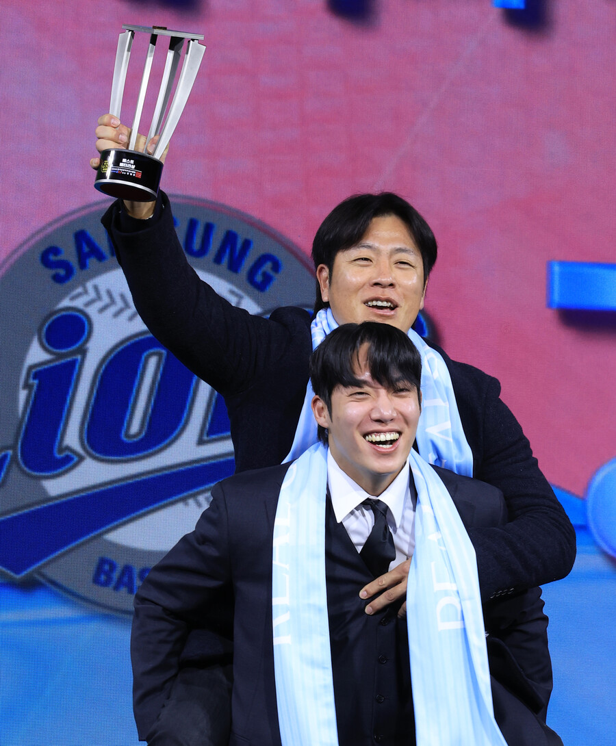 ▲ 위부터 강민호, 원태인 ⓒ연합뉴스