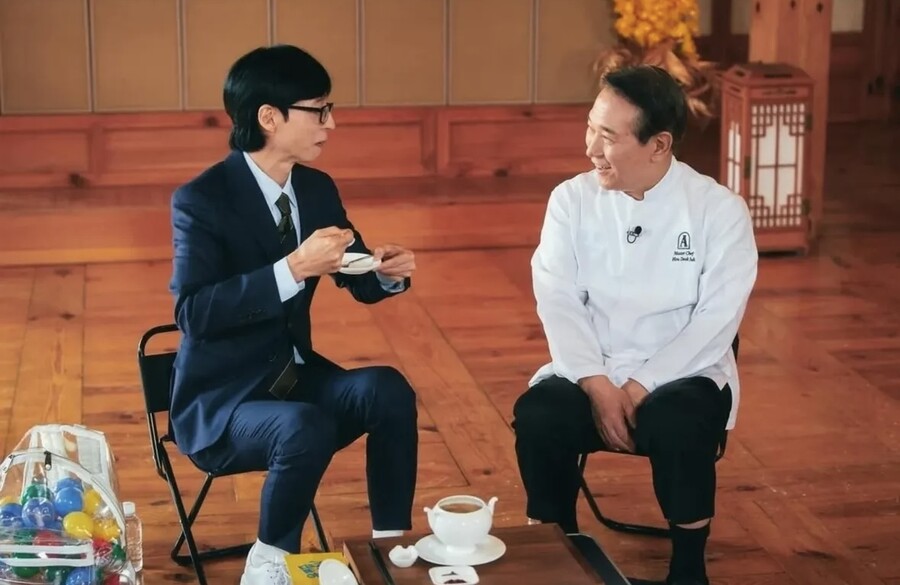 ▲ 유재석(왼쪽), 후덕죽 셰프. 출처| 후덕죽 셰프 SNS