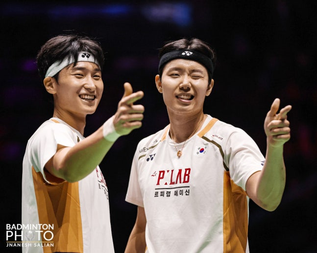 ▲ 김동문 대한배드민턴협회장은 "전통적으로 복식에서 강세를 띤 우리나라에서도 서승재-김원호 조는 역대 최고에 버금가는 복식조라 생각한다"며 2020년대 '복식 황제들'을 향한 찬사를 아끼지 않았다.