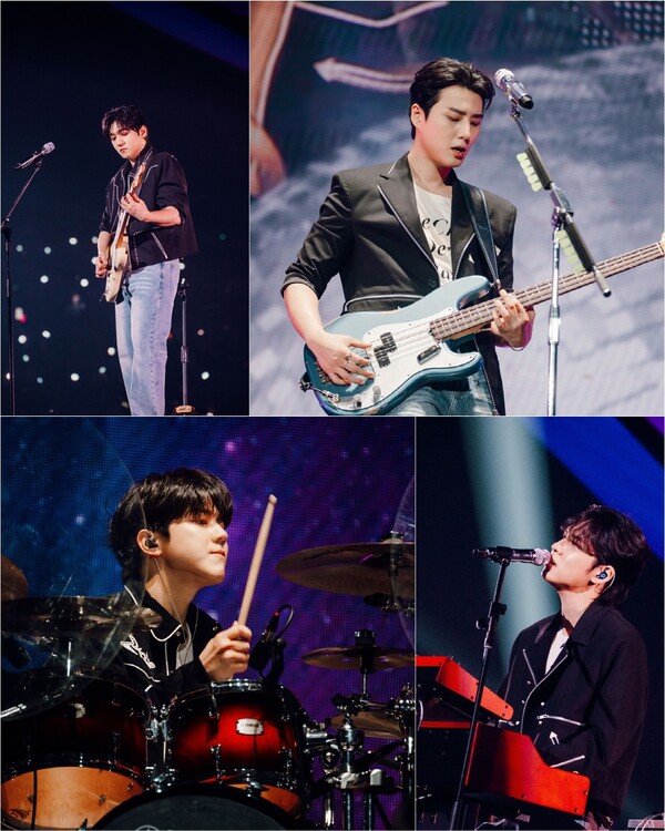 데이식스, 데뷔 10주년 투어 홍콩 공연 성황 "관객 에너지가 우리의 원동력"