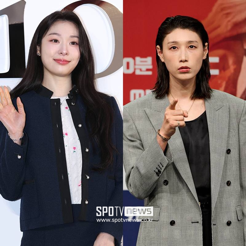 "레전드 연느들 만났다"…김연아·김연경, 두 황제 만남 성사