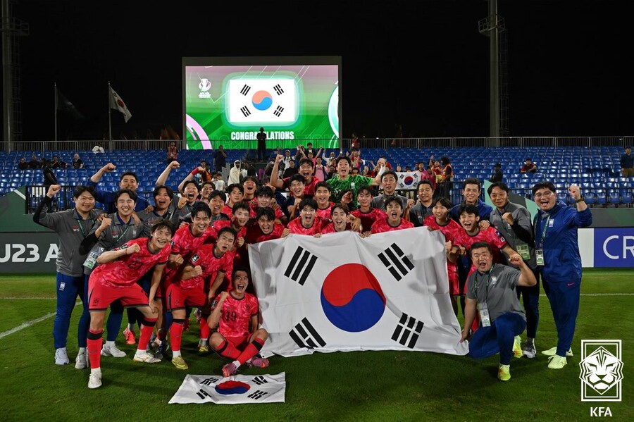 22.1세 한국, 20.4세 일본 "가위바위보도 지면 안 돼" U-23 아시안컵 한일전 독기 올랐다