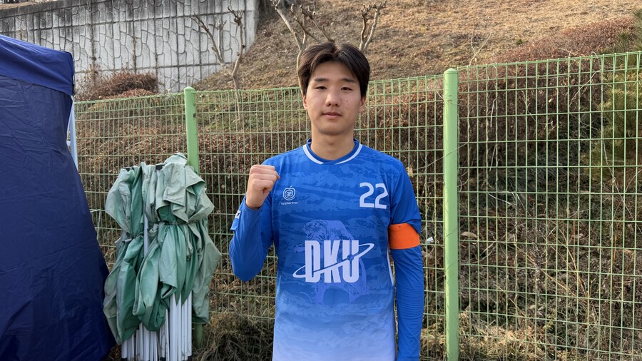 지난해 4관왕→올해 첫 대회 4강, 단국대 주장 이윤성의 책임감+자신감 "대학 최고 공격수 될 것"