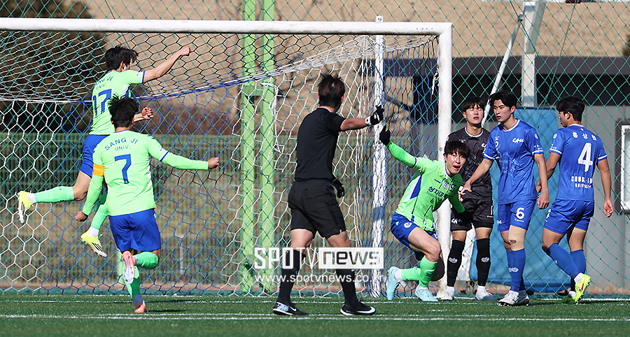 [포토S] 선취골 넣은 상지대