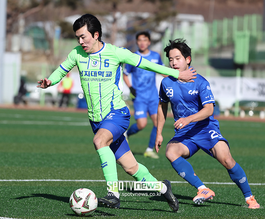 [포토S] 드리블 하는 상지대 정성훈