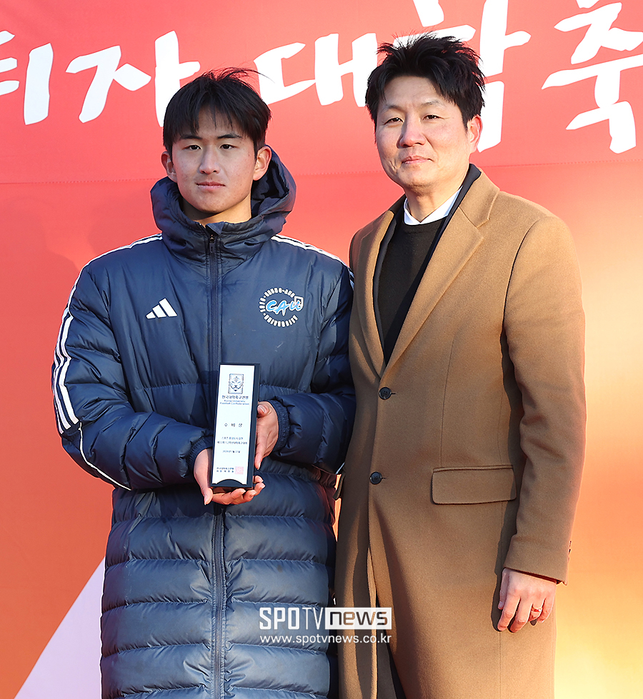 [포토S] 중앙대 이탁호, '수비상 수상'