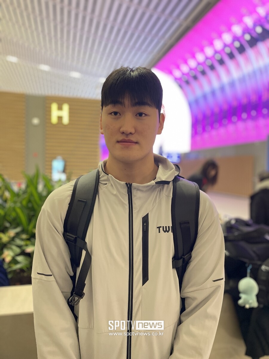 ▲ LG 2026년 11라운드 신인 김동현. ⓒ 신원철 기자