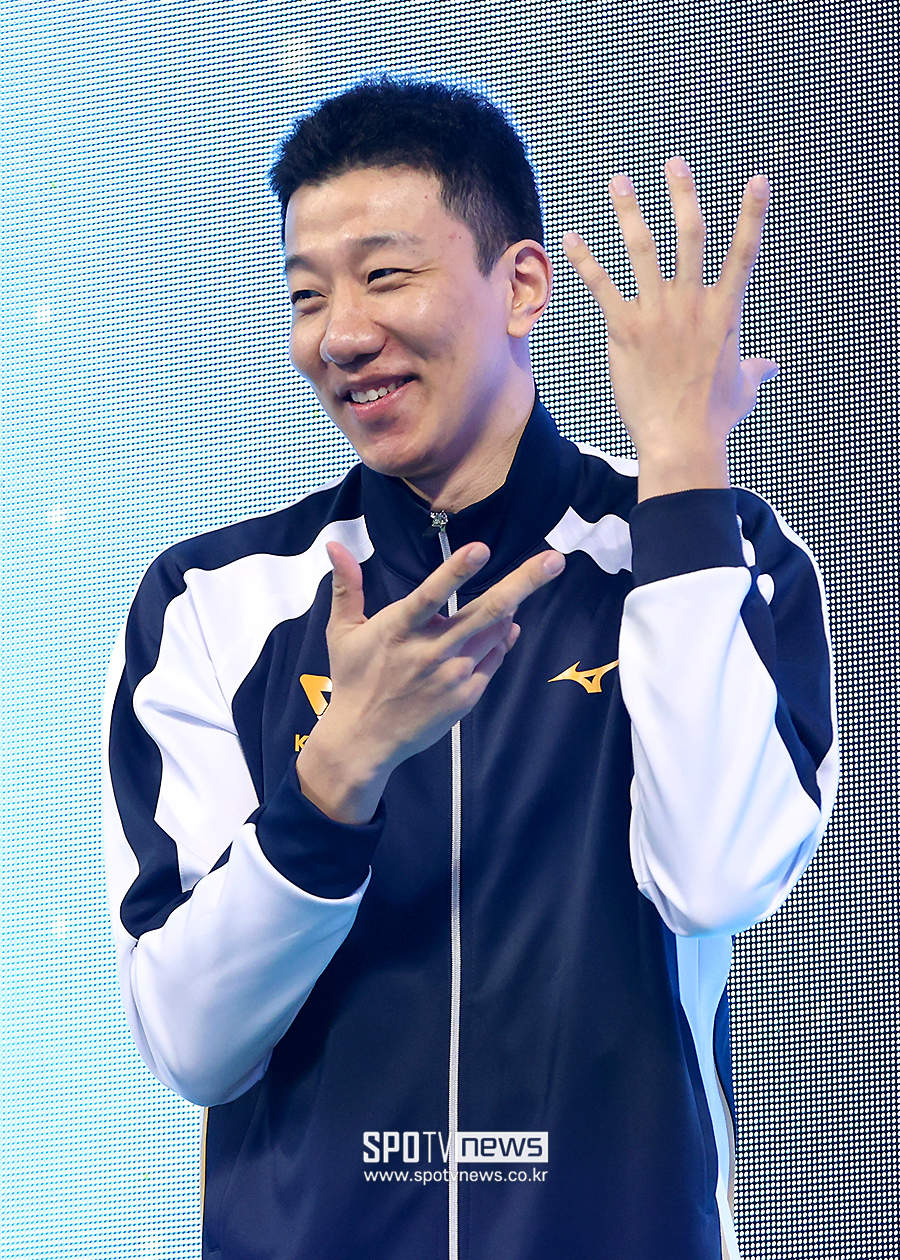 [포토S] 신영석, '올스타전 남자부 최다 득표'