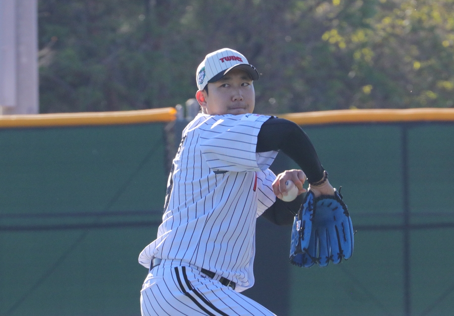 "작년보다 2주 빠르다" 류양김 이을 차세대 국대 좌완, WBC 준비 착착…대표팀 코치도 "준비 잘 됐다"
