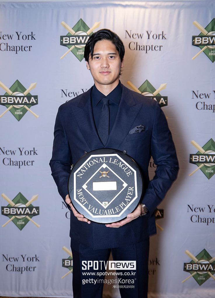 ▲ BBWAA 만찬에 참석한 오타니 쇼헤이