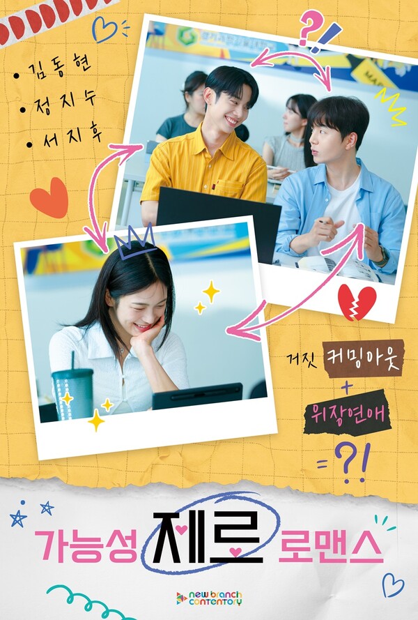 ▲ 서지후가 출연하는 숏폼드라마 '가능성 제로 로맨스' 포스터. 제공|㈜뉴브랜치콘텐토리