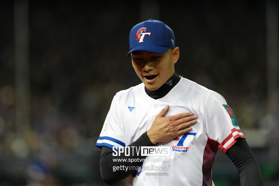 '다저스가 눈독들인' 대만 158㎞ 괴물 WBC 참전! '한국전 전문' 린위민도 뛴다