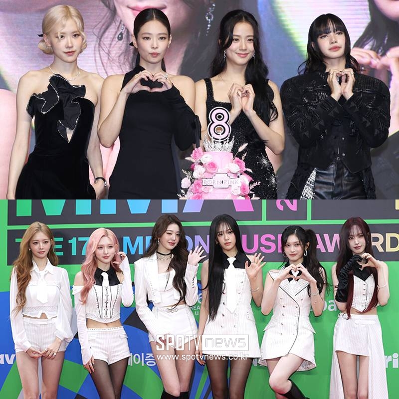 블랙핑크 vs 아이브, 2월 가요계 '빅매치'…걸그룹 투톱 정면승부[초점S]