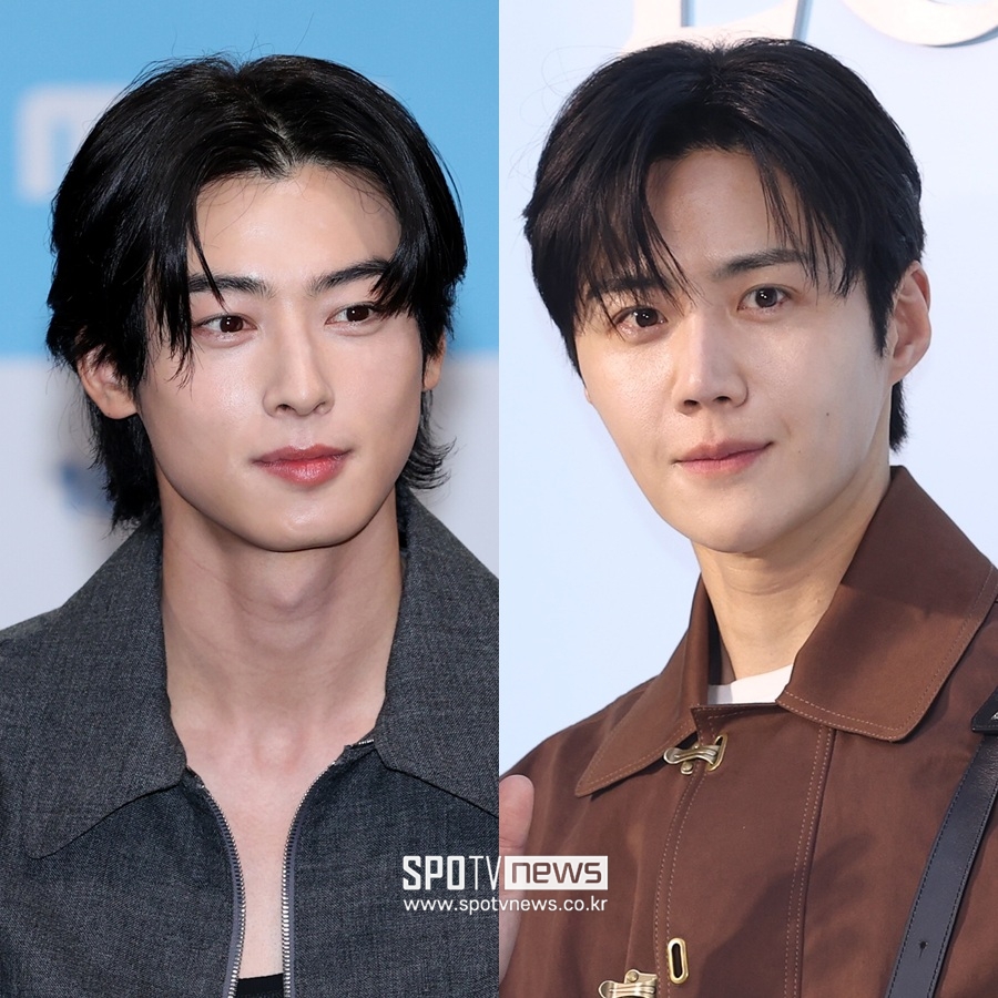 ▲ 차은우(왼쪽), 김선호.  ⓒ곽혜미 기자