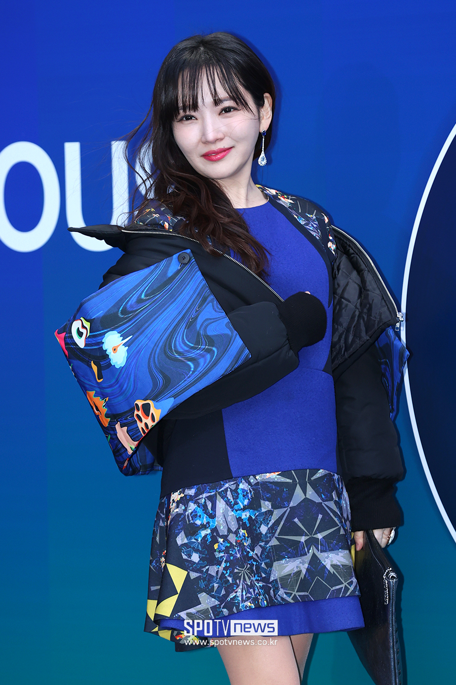[포토S] 윤송아, '파랑 파랑~'