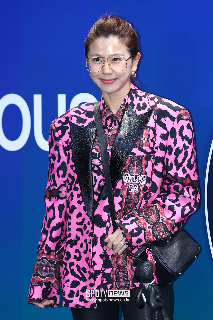 [포토S] 이윤미, '핫핑크 호피'