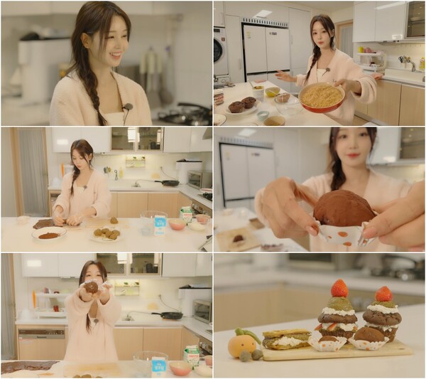 '귤멍' 남규리, 주먹만한 '대왕 두쫀쿠' 반응 터졌다
