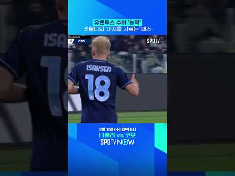 대지를 가르는 카탈디의 패스 #shorts