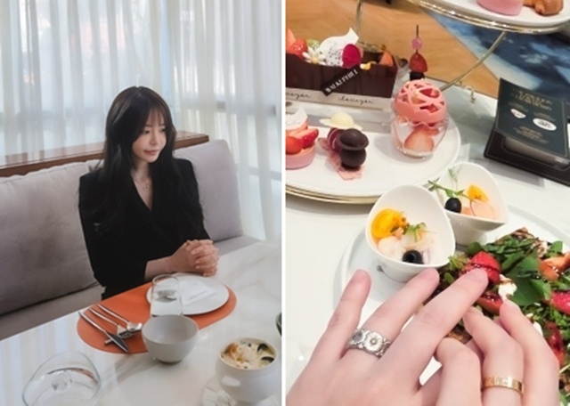 '재혼설' 서유리, '♥법조계 연인'과 호화로운 생일 인증..고가의 반지 포착