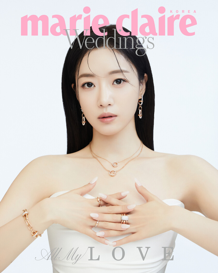 함은정, ♥김병우와 '꿀 뚝뚝' 신혼 자랑…다이아몬드 커플링 끼고 "우리와 딱"