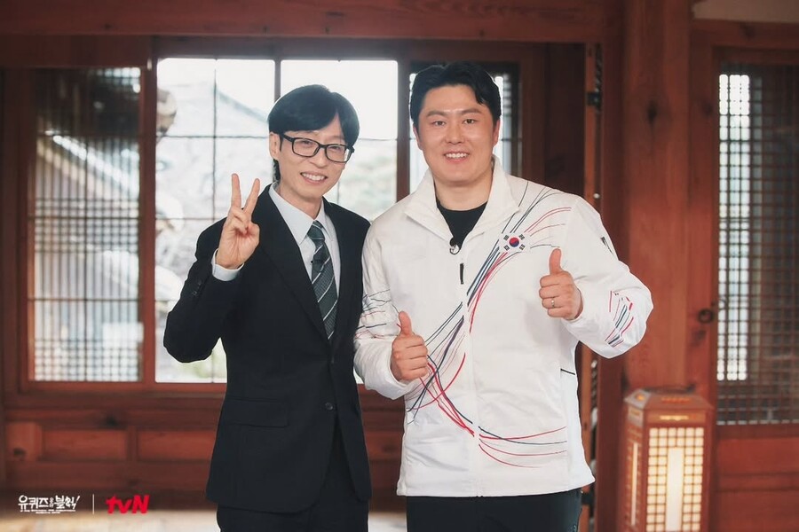 "빛의 속도 섭외" 스노보드銀 김상겸 선수, '유퀴즈' 녹화 완료