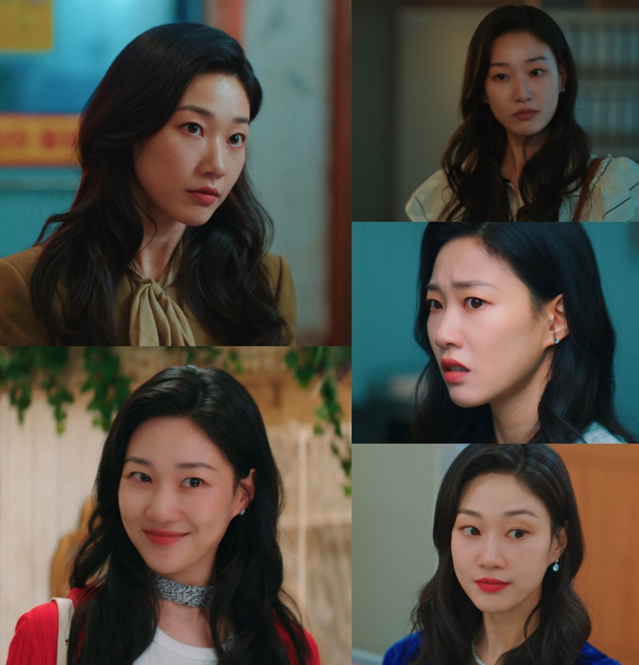 '언더커버 미쓰홍' 하윤경, 갈매기 눈썹부터 진한 립스틱까지 '90s 비주얼 완벽소화'