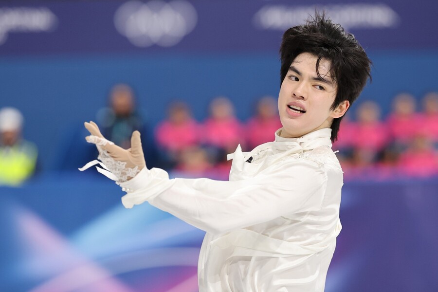[올림픽] 피겨 차준환 프리서 아쉬운 '점프 실수'로 181.20점…메달 무산