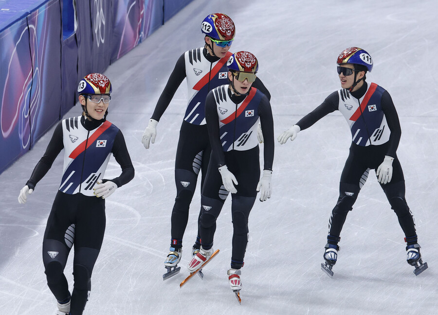 [올림픽] 환상의 추월, 남자 쇼트트랙 5000m 결승진출! 20년만의 金도전