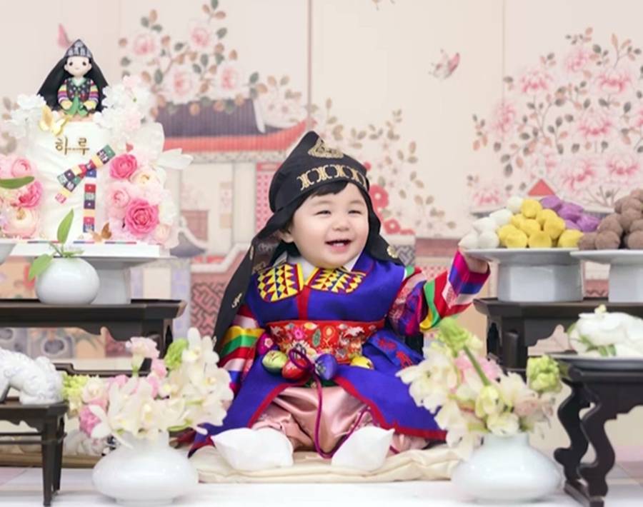 하루, 父 심형탁과 똑닮은 돌사진…"이목구비 똑같아"('슈돌')