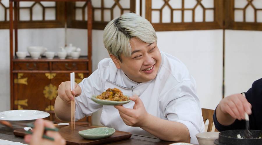 윤남노, 선재스님 요리 폭풍 먹방…"태어나서 처음 먹어봐"('밥상의 발견')