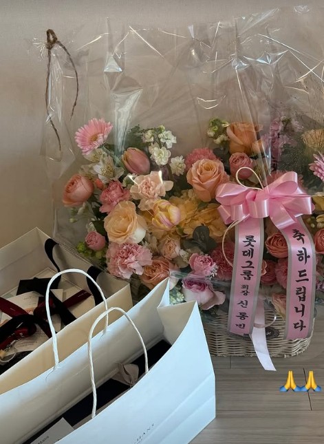 롯데 신동빈 회장이 보낸 선물