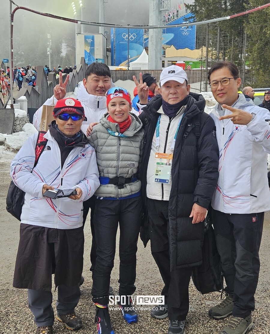 ▲ 바이애슬론 이혁렬 회장 및 예카테리나