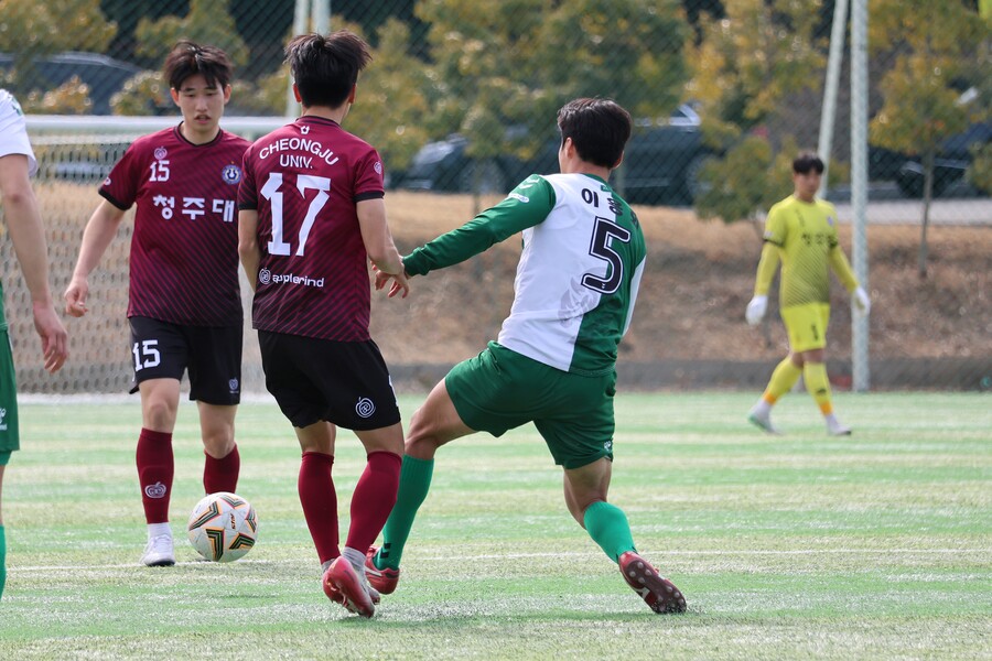 ▲ 건국대 이용회. ⓒ한국대학축구연맹