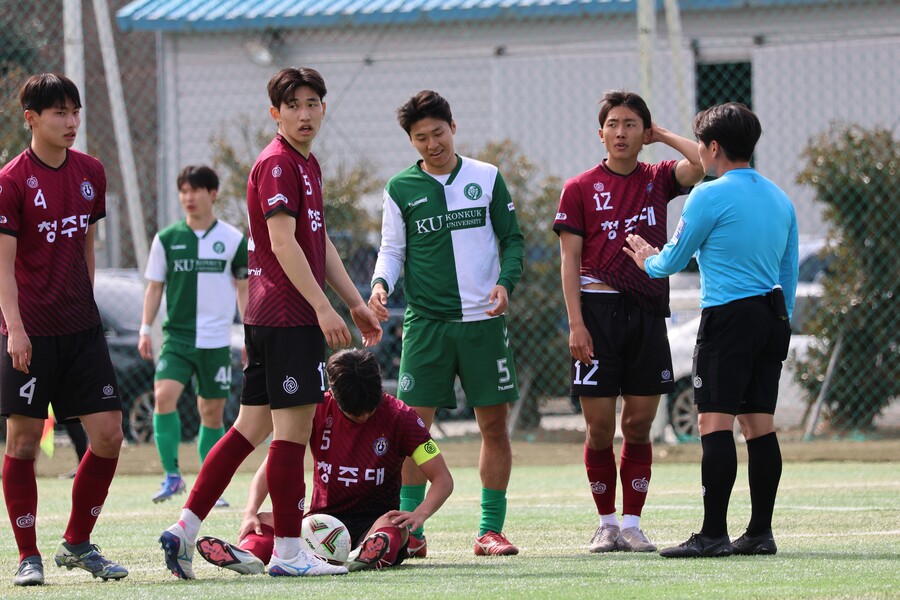 ▲ 건국대 이용회. ⓒ한국대학축구연맹