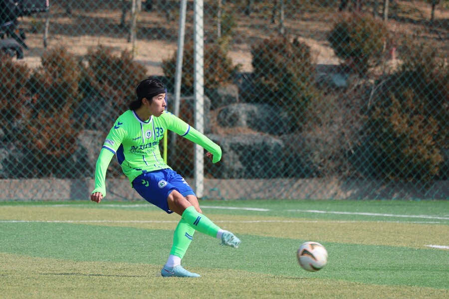 ▲ 상지대 김준원. ⓒ한국대학축구연맹