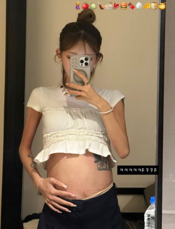 '결혼 발표' 故최진실 딸 최준희, '임신설' 부른 '과식 배' 해프닝