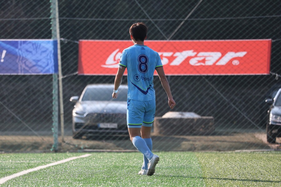 ▲ 선문대 김윤건. ⓒ한국대학축구연맹
