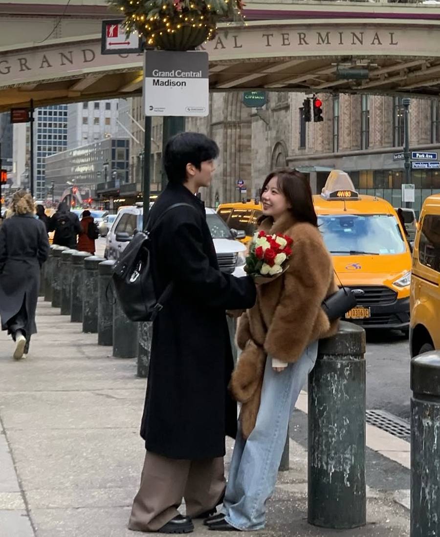 ▲ 이주휘(왼쪽), 고민영. 출처| 고민영 SNS