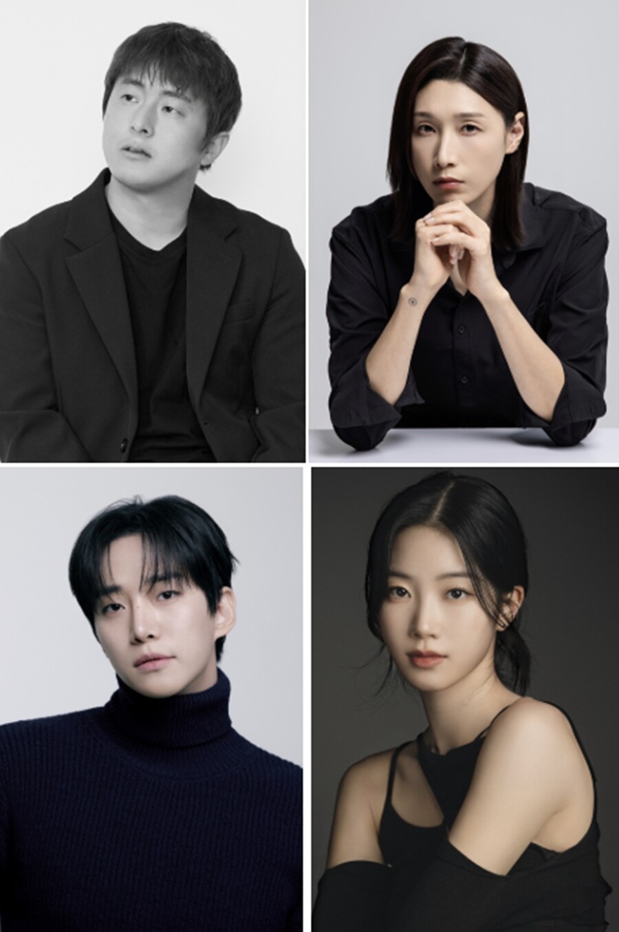 ▲ 기안84, 김연경, 르세라핌 카즈하, 이준호(왼쪽부터 시계방향으로). 제공| AOMG, 라이언앳, O3 Collective, 쏘스뮤직