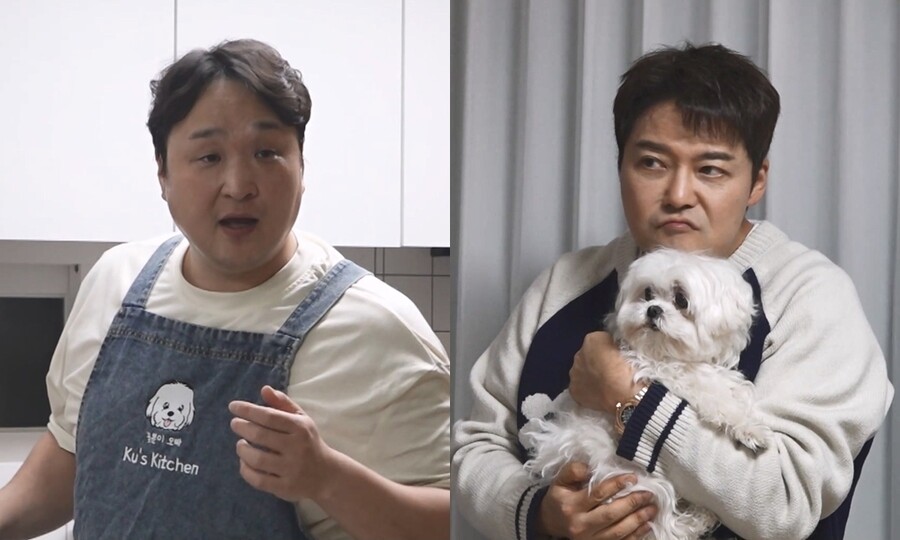 강아지별 떠난 꽃분이, 구성환·전현무와 마지막 모습 공개됐다('나혼산')