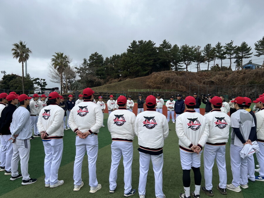 ▲ 제주도 전지훈련 종료 ⓒ울산 웨일즈