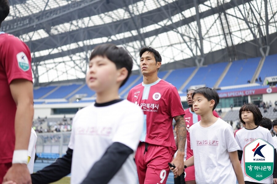 ▲ 1일 용인미르스타디움에서 용인FC와 천안시티FC의 하나은행 K리그2 2026 1라운드가 열렸다. 용인의 창단 경기로 진행된 가운데 4골을 주고받는 공방전 끝에 2-2로 비겼다. ⓒ 한국프로축구연맹