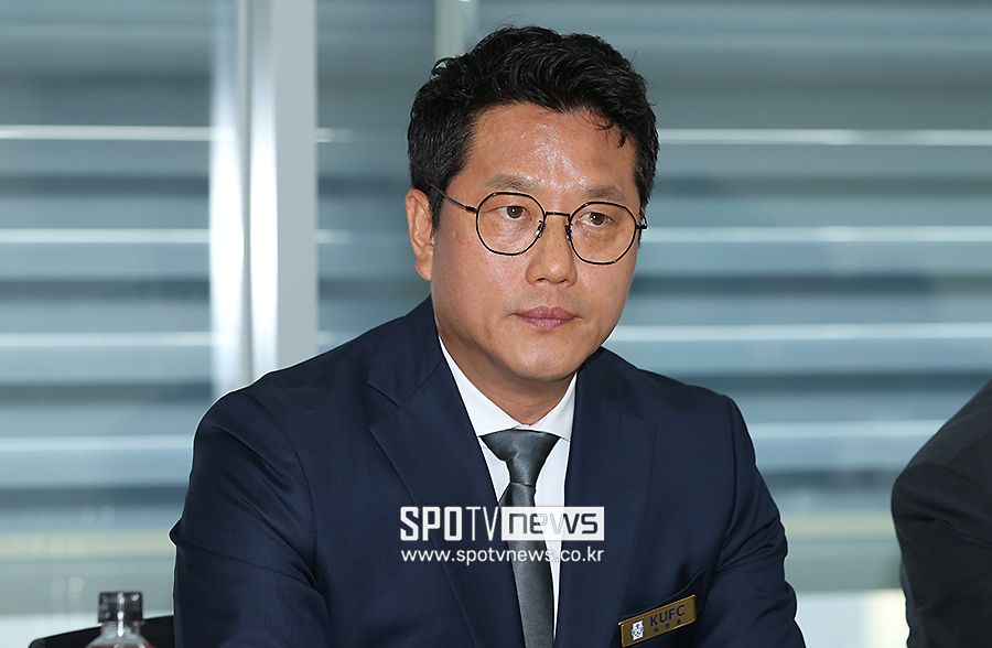 ▲ 한국대학축구연맹 박한동 회장 ⓒ곽혜미 기자