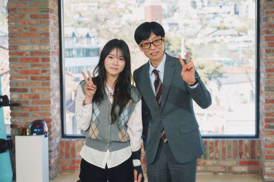 ▲ 최가온(왼쪽), 유재석. 제공| tvN '유퀴즈'