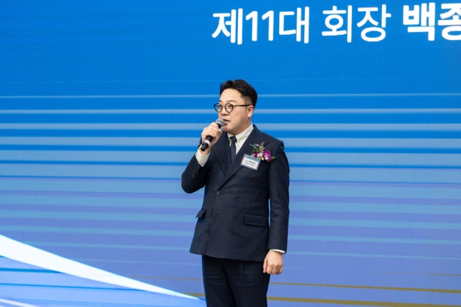 한국스포츠산업협회는 6일 서울 송파구 올림픽파크텔 올림피아홀에서 백종대 신임 회장의 공식 취임을 알렸다.ⓒ한국스포츠산업협회