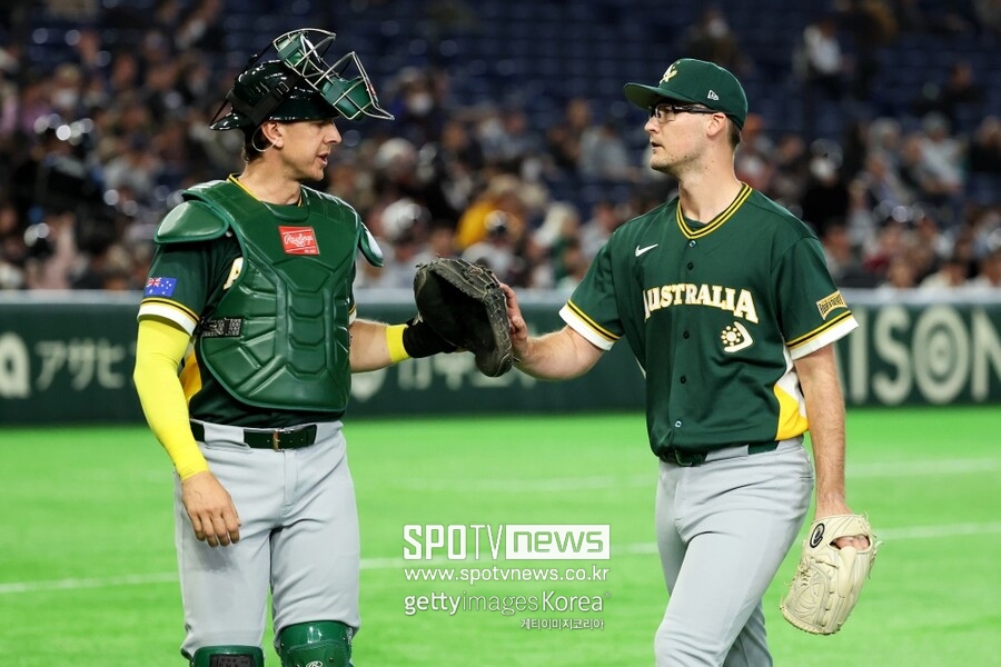 ▲ 호주 대표로 월드베이스볼클래식(WBC)에 참가한 전 LG 트윈스에서 뛰었던 코엔 윈