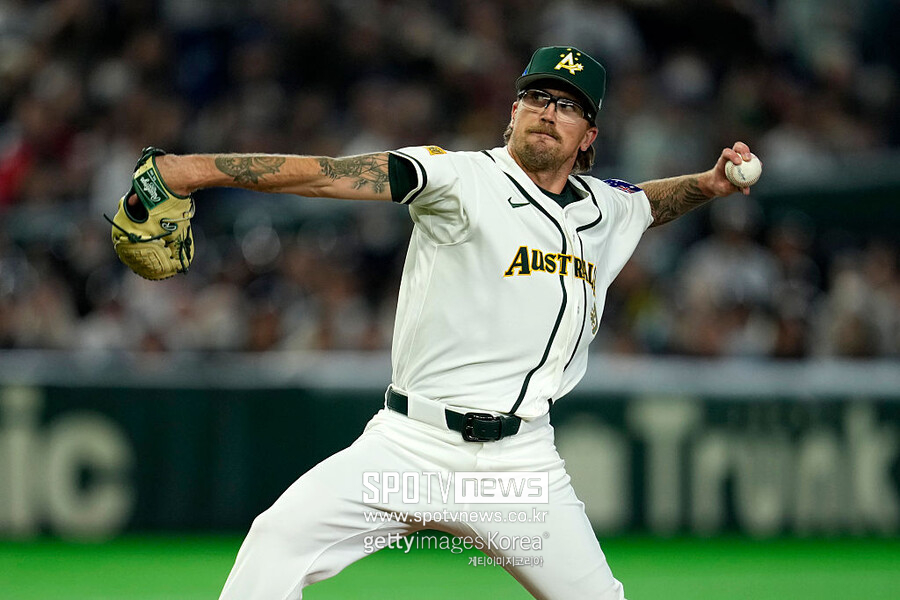 ▲ LG 트윈스 소속이자 호주 대표로 월드베이스볼클래식(WBC)에 출전한 라클란 웰스