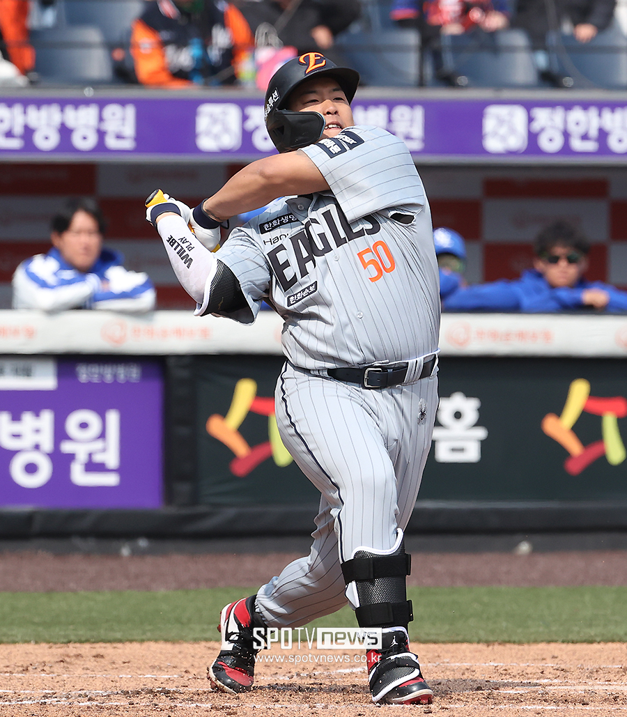 [포토S] 강백호, '시원하게 돌린다'
